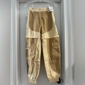 Forever 21 Cargo Utility Pants NWT Size S, Zip Pant Legs